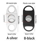 1PC Cigar Cutter Double-Edged Cigar Cutter Stainless Steel Cigar Scissors Creative Cigar Accessories Cutting And Cutting Machine