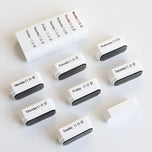7-layer stamp set includes designs for days of the week, weather, and more. It is perfect for handicrafts