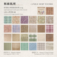50 sheets Craft Vintage Scrapbooking Paper Kawaii Art Junk Journal Deco Sticker Natural Collection DIY Material Paper