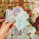 ZFPARTY Vintage lace doily Paper pieces Scrapbooking paper pack handmade craft paper Background pad card