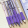 Pink Heart Kawaii Retractable Pen Set – 6 Piece Journaling & Planner Pen Collection