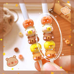 Aesthetic stationery items back to school Writing pens capybara gel pens Elegant pens Kawaii Stationery supplies cute pens