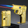 Folding Dual Form Lighter Creative Decompression Gyroscope Deformation Lighter Gas Electric Dual Use Windproof Lighter