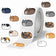 Cute Kitty Sticker Roll (500 Sheets) Decals for Planner Decoration, Envelope Sealing & Aesthetic Notebook Crafts