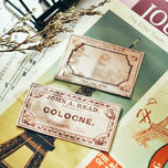 22Pcs France Style Vintage Stickers Junk Journal Ephemera Retro Label DIY Album Aesthetic Bottle Stickers Scrapbooking Material