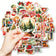 50 pieces of Christmas vinyl stickers - perfect for laptops, water bottles, helmets, etc