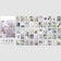 Yoofun 50 Sheets Natural Scenery&Art Paintings Stationery Stickers Book Aesthetic Landscape Cute Scrapbooking Planner Journaling
