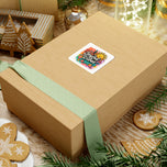 Joyful Vibes Sticker — Colorful Sun & Seashell  Sticker