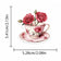 10/30/50pcs Cute Cartoon Red Pink Valentine Day Graffiti Stickers DIY Laptop Phone Fridge Scrapbook Decoration Sticker Decals