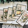 12Pcs Plant Drawing Vintage Stickers Junk Journal Ephemera Flower Leaf DIY Craft Album Aesthetic Sticker Scrapbooking Material