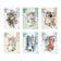 1pack/3pack  Stickers Traceable People Series 10pcs Vintage Retro Journal Backgrounds Female Ephemera Collage Base Decals