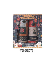 8 rolls/box of Christmas patterned washi tape, suitable for DIY album border decoration materials, with hot stamping process.