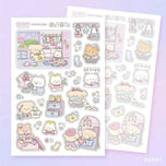 Kawaii Bear Journaling Stickers Diary Planner
