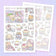 Kawaii Bear Journaling Stickers Diary Planner