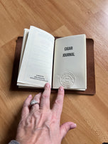 Handcrafted Leather Cigar Journal