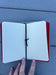 "Strawberries & Cream" Handcrafted Leather Journal - Refillable Inserts