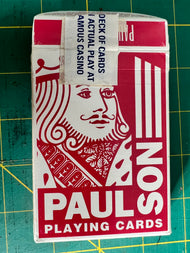 Vintage Casino-Played Playing Cards – Hard Rock Hotel & Paul-Son Ephemera for Junk Journals & ATCs