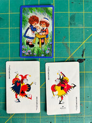 Vintage Card Ephemera  RAGGEDY ANN Vintage Playing Card Specialty Focal Point JOKERS Pack  – – Junk Journal Ephemera &amp; ATC Supplies