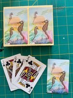 Vintage Sea Life Playing Cards – Nautical Coastal Ephemera for Junk Journals &amp; ATCs