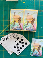 Vintage Sea Life Playing Cards – Nautical Coastal Ephemera for Junk Journals &amp; ATCs