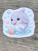 Cute Coastal Sea Life Sticker Pack – Waterproof Vinyl Dolphin, Turtle, Crab & Seal Stickers