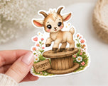 Highland Sweethearts™ Shummy on Spool Goat Sticker