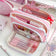 Kawaii Pencil Case 3 Layers Cute Pen Bag Large Capacity Korean Organizer Pouch for Student Back to School Supplies Stationery