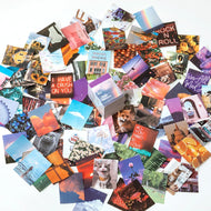 JIANQI 400 pcs Craft Vintage Scrapbooking Paper Kawaii Art Junk Journal Deco Sticker Natural Collection DIY Material Paper