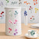 50/300PCS Ink Flower Sticker Pack Waterproof Transparent PET Brochure Flower Material Decorative Guitar Notebook Stickers