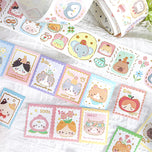 40mm*2m Ins Stamp Style Washi Tape DIY Scrapbook