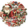 50PCS Retro Christmas Party Decoration Christmas Gift Stickers Phone Cases, Water Cups, Tablet Labels Waterproof Stickers