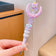 Sanrio Cartoon Crystal Sparkling Diamond Rotating Head Neutral Pen Black Cute Girl Beaded Pen kawaii  gel pen stationery