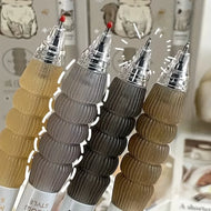 4pcs Cute Cat Gel Pens, Kawaii Meow Style Retractable Pens with Comfort Grip, Black Ink Writing Pens for Students & Stationery