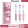 Kawaii Click Erasable Gel Pen Friction Thermo Erasable Pen with Grip for Students Smooth Writing Blue Black School Stationery