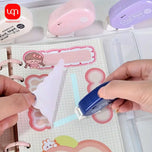 WQN-1PC 196.85 inch * 6mm Erasable Double-Sided Tape DIY Scrapbook Collage Photo Album Stationery Roll Tape Dot School Office