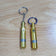 Portable Cigar Punch Cutter With Key Ring Mini Cigar Puncher Pull Hole Cigar Metal Gadget poinçon à cigare zigarrenbohrer