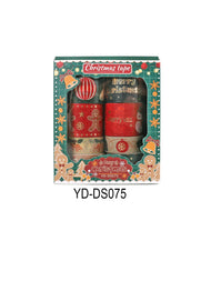 8 rolls/box of Christmas patterned washi tape, suitable for DIY album border decoration materials, with hot stamping process.