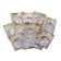 5 Pcs Vintage Coffee Dyed Transparent Storage Paper Bag Junk Journal Ephemera DIY Album Collage Bag Scrapbooking Material Paper