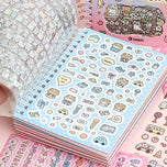 Cute Kpop Decorative Sticker Book Washi Paper Journal DIY Material Decoration Kawaii Stickers Scrapbooking Ins Stationery