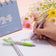 5pcs Cartoon Kawaii Gel Pen 0.55mm Refill Press Pen Black Pen Student Stationery School Writing Supplies animation Birthday Gift