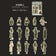 30Pcs Europe Victorian Ladies Vintage Stickers Junk Journal Ephemera Retro Stickers Planner DIY Album Scrapbooking Material