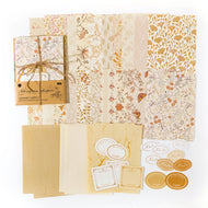 40Pcs Vintage Decorative Collage DIY Craft Background Paper Floral Handmade Paper Mix Material Junk Journal Planner Scrapbooking