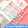 6 pcs/pack Kawaii Cat Claw Pastel Color Highlighters Drawing Art Markers Fluorescent Pen Gift Stationery Cute School Supplies