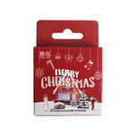 45pcs Cute Christmas Stickers Mini Paper Sticker Label INS Aesthetic Kawaii Snowman Stickers Stationery Scrapbooking Material