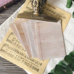 8 Pcs Coffee Memo Dyed Pad Junk Journal Ephemera Vintage Sticker Retro Gird Album Diary Aesthetic Sticker Scrapbooking Material
