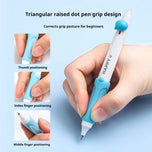 Kawaii Click Erasable Gel Pen Friction Thermo Erasable Pen with Grip for Students Smooth Writing Blue Black School Stationery