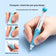 Kawaii Click Erasable Gel Pen Friction Thermo Erasable Pen with Grip for Students Smooth Writing Blue Black School Stationery
