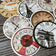 15Pcs Tim Holtz Style Watch clock vintage sticker Junk Journal Ephemera Retro DIY Album Aesthetic Stickers Scrapbooking Material