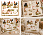 Highland Sweethearts™ Barnyard Friends Planner Sheet