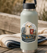 Seagull With Coffee